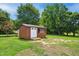 Exterior view of a shed on the property at 8509 Ashwood Dr, Raleigh, NC 27603