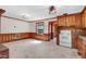Spacious kitchen featuring wood cabinets, and white appliances at 905 S 1St St, Smithfield, NC 27577