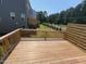 Private wooden deck offers an outdoor living space at 1002 Regalia Rd # 2, Durham, NC 27713