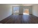 Spacious living area leads to an outdoor deck at 1004 Regalia Rd # 3, Durham, NC 27713