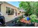Outdoor patio and garden area providing a relaxing backyard space with greenery at 1008 Mockingbird Dr, Raleigh, NC 27615
