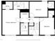 Second level floor plan showing a primary bedroom, WIC, laundry, two additional bedrooms, and two baths at 105 Walehurst Ridge Dr, Angier, NC 27501