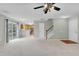 Spacious living room with access to a view of the kitchen and outdoor space at 105 Walehurst Ridge Dr, Angier, NC 27501