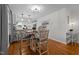Cozy dining area adjacent to kitchen, perfect for Gathering meals and gatherings at 1052 Hughes Trl, Elon, NC 27244