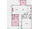 First floor floorplan showcasing living room, dining, kitchen, bathroom, and bedroom layout at 1128 Sun Springs Rd, Wake Forest, NC 27587