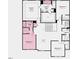 Second floor floorplan showcasing bedrooms, bathrooms, loft, and laundry room layout at 1128 Sun Springs Rd, Wake Forest, NC 27587