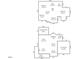 Detailed floor plan showcasing the layout of rooms, including bedrooms, baths, and living spaces at 118 Cavendish Ct, Hillsborough, NC 27278