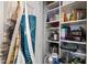 Functional pantry with shelves, perfect for storing food items and kitchen essentials efficiently at 118 Cavendish Ct, Hillsborough, NC 27278
