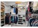 Walk-in closet with ample storage space for clothes, shoes and boxes at 118 Cavendish Ct, Hillsborough, NC 27278