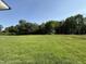 Expansive backyard with lush green grass and mature trees, offering privacy at 179 Coharie Dr, Lillington, NC 27546