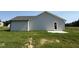 View of backyard and rear entry at 206 Coharie Dr, Lillington, NC 27546