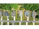 Aerial view showcasing the home's positioning within the neighborhood at 240 Paddy Ln, Youngsville, NC 27596
