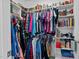 Walk-in closet with shelving and hanging racks, providing ample storage space at 240 Paddy Ln, Youngsville, NC 27596