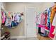 Large walk-in closet with clothing racks and lots of storage space at 240 Paddy Ln, Youngsville, NC 27596