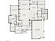 Detailed first-floor floor plan showcasing the layout of the home at 285 Mollie Meadow Dr, Zebulon, NC 27597