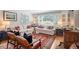 Bright living room features hardwood floors, large windows, and comfortable seating at 2913 Anderson Dr, Raleigh, NC 27608
