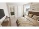 Relaxing bedroom view showcasing a comfortable bed, natural light, and soothing colors at 330 Cottage Hill Way, Knightdale, NC 27604