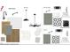 Image shows kitchen and bath hardware and material selections at 330 Cottage Hill Way, Knightdale, NC 27604