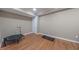 Finished basement with a hardwood floor perfect for home gym at 98102 Drummond, Chapel Hill, NC 27517