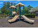 Outdoor playground area featuring slides and climbing structures, offering a fun and safe space for children to play at 1008 Justice Walk Ave, Morrisville, NC 27560