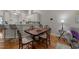 Bright dining room adjacent to the kitchen at 10404 Dapping Dr, Raleigh, NC 27614
