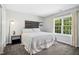Bedroom with new carpet, natural light, and modern decor at 111 Chancellors Ridge Dr, Durham, NC 27713