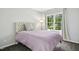 Bedroom with carpet, and large windows for plenty of natural light at 111 Chancellors Ridge Dr, Durham, NC 27713