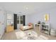 Charming bedroom with whimsical decor, a cozy bed, and plenty of storage at 118 Brandi Dr, Rolesville, NC 27571