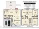 Detailed floor plan showcasing two floors with kitchen, living spaces, bedrooms, and patio layout at 118 Brandi Dr, Rolesville, NC 27571