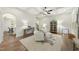 Inviting living room featuring coffered ceilings and comfortable seating at 1211 New Grissom Way, Wake Forest, NC 27587