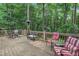 Outdoor deck with patio furniture, ideal for relaxation and enjoying scenic views at 123 W Camden Forest Dr, Cary, NC 27518
