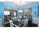 Inviting dining room featuring stylish decor, perfect for entertaining at 1254 Salters St, Burlington, NC 27215