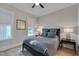 Cozy bedroom with neutral walls, carpet, and a window at 14 Duck Bill Trl, Pittsboro, NC 27312