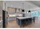 Gourmet kitchen with a large island, stainless steel appliances, and custom cabinetry at 14 Duck Bill Trl, Pittsboro, NC 27312