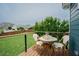 Wooden deck with seating, perfect for outdoor dining and entertaining, overlooking the backyard at 2020 Cotton Barn Ct, Wendell, NC 27591