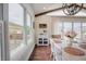 Bright dining room with lots of natural light and a view of the backyard at 2020 Cotton Barn Ct, Wendell, NC 27591