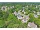 Overhead shot showcasing the neighborhood's leafy streets and well-maintained homes at 2317 Colony Woods Dr, Apex, NC 27523