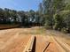 Large backyard ready for landscaping in new construction neighborhood at 253 Inspiration Way, Fuquay Varina, NC 27526