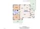 First floor plan featuring bedrooms, full bath, and living spaces at 302 Hester St, Knightdale, NC 27545