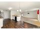 Spacious kitchen and living room with open floor plan at 350 Pillow Ln, Burlington, NC 27217