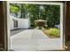 A view of the backyard gazebo and detached garage at 418 S West St, Cary, NC 27511