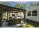 Cozy gazebo with comfortable seating, perfect for outdoor relaxation and entertainment at 418 S West St, Cary, NC 27511