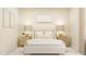 Neutral bedroom with king bed, bedside tables, lamps, and soft, neutral-toned decor at 43 Regal Gardens Ct, Angier, NC 27501