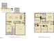 Floor plan showcasing the layout of the first and second floors of the home at 43 Regal Gardens Ct, Angier, NC 27501