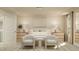 Serene main bedroom with a plush bed, neutral color scheme, and stylish decor for relaxation at 43 Regal Gardens Ct, Angier, NC 27501