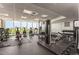 Well-equipped fitness center with treadmills, weight machines, and free weights for residents at 601 W Rosemary St # 715, Chapel Hill, NC 27516