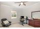 Cozy home office featuring carpet flooring, a desk and chair at 1016 Matterhorn Dr, Fuquay Varina, NC 27526
