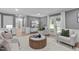 Cozy living room with fireplace, comfortable furniture, and elegant decor at 11817 Coachmans Way, Raleigh, NC 27614