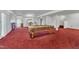 Finished basement featuring a billiards table with ample space for recreation and entertaining at 1325 Red Brick Rd, Garner, NC 27529