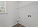 Utility room with hookups and window at 185 Keller Dr, Clayton, NC 27520